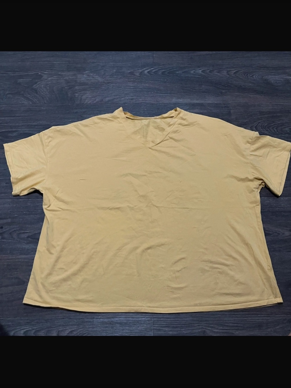 Lane Bryant Soft Yellow Short Sleeve Tee